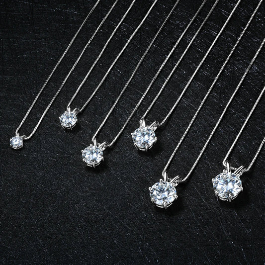 RAPRGOLD collier femme en moissanite.