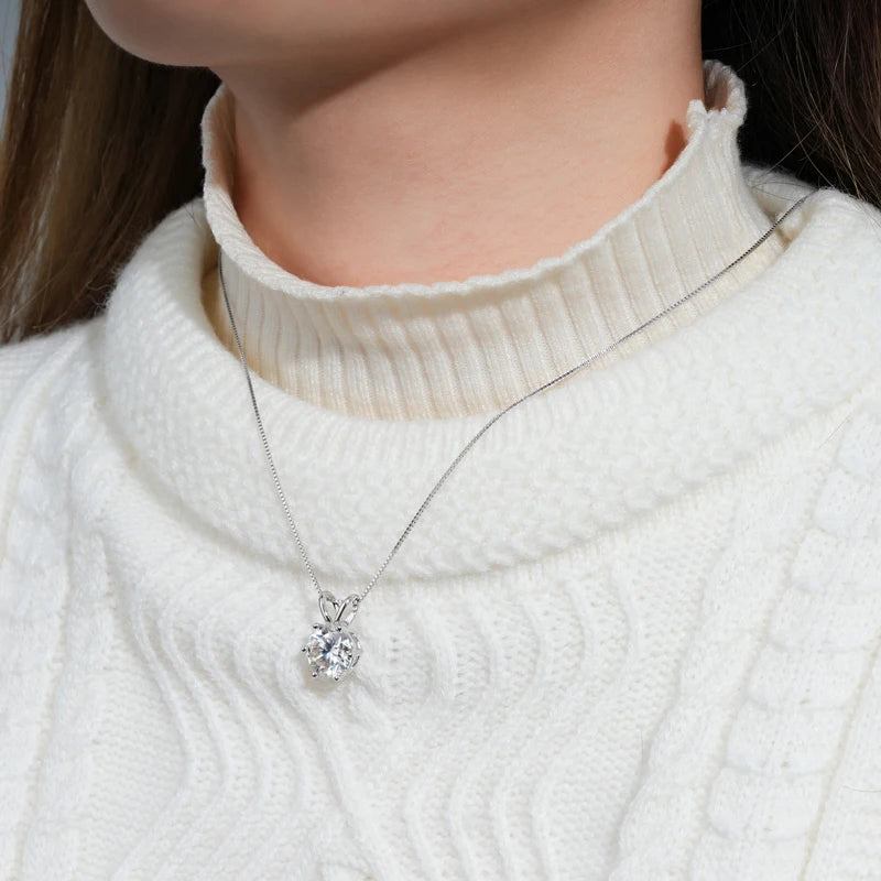 RAPRGOLD collier femme en moissanite.