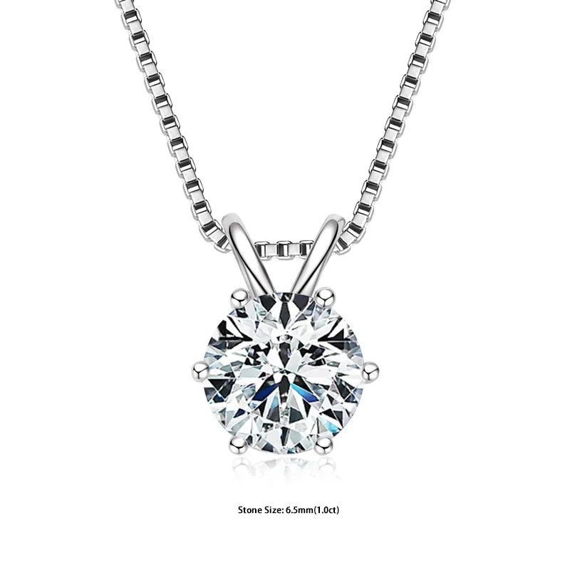 RAPRGOLD collier femme en moissanite.