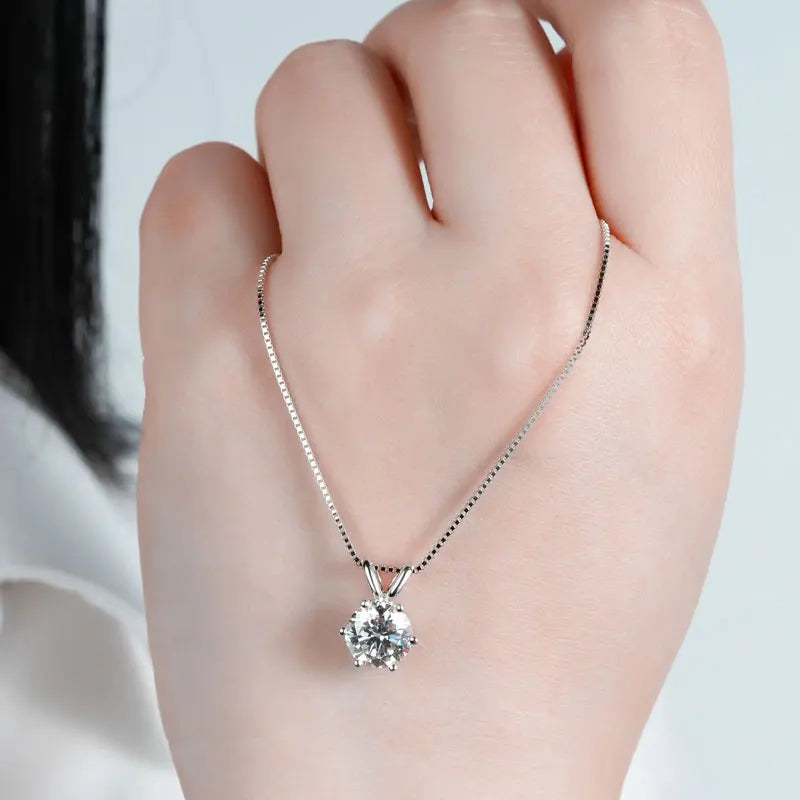 RAPRGOLD collier femme en moissanite.