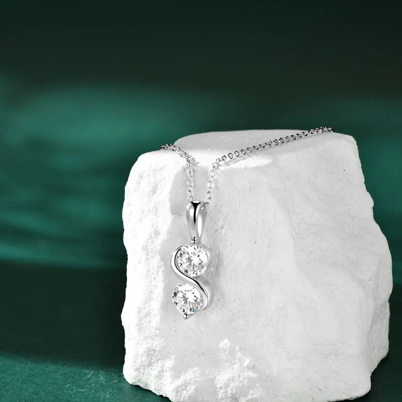 Collier RAPRGOLD pour femme en moissanite