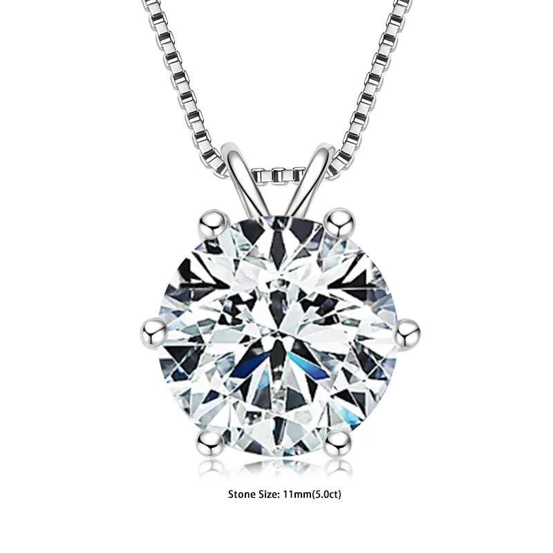 RAPRGOLD collier femme en moissanite.