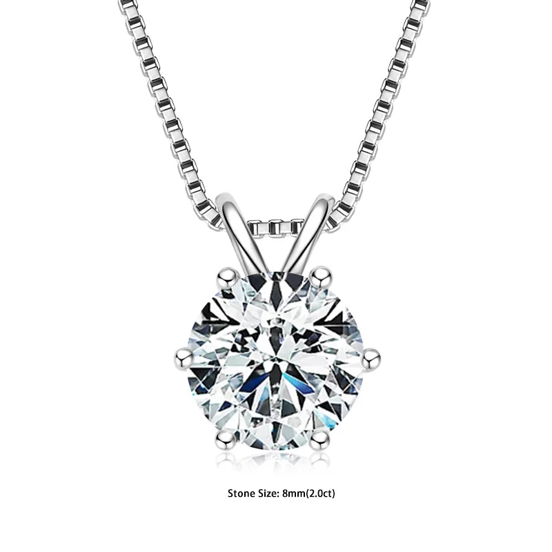 RAPRGOLD collier femme en moissanite.