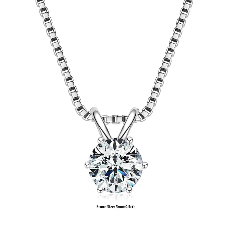 RAPRGOLD collier femme en moissanite.