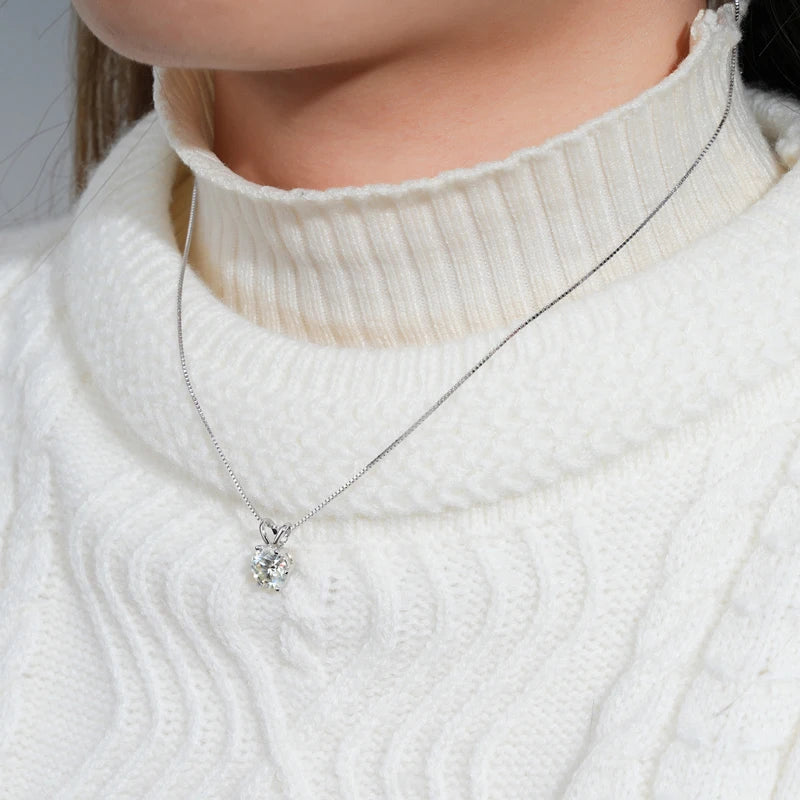 RAPRGOLD collier femme en moissanite.