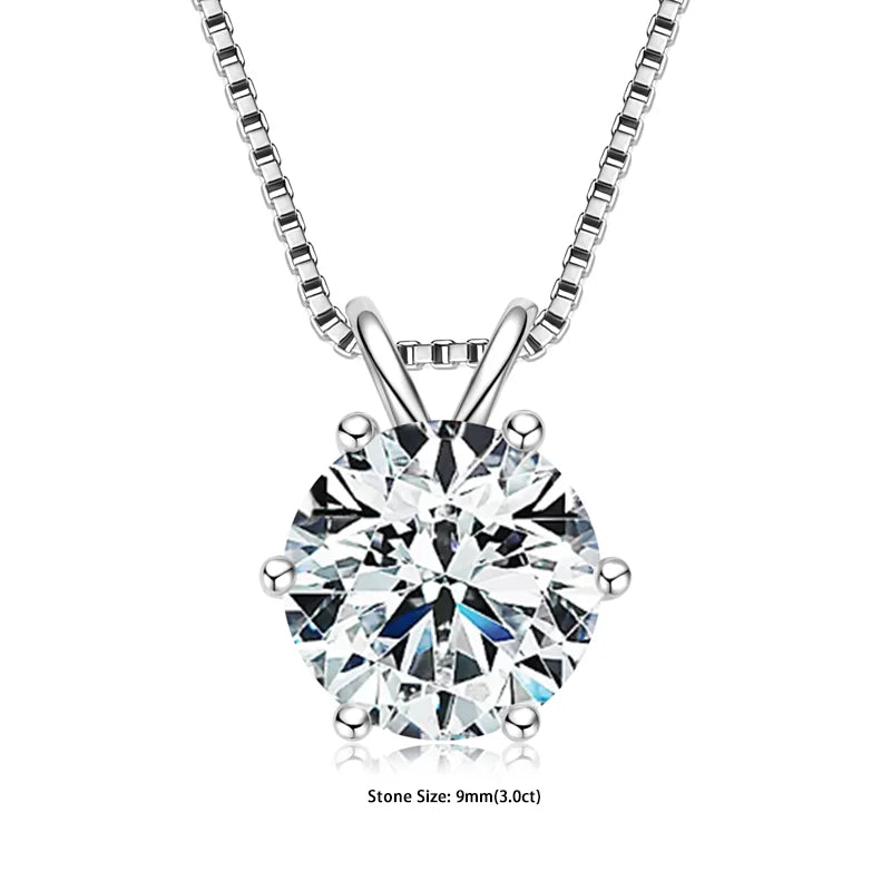 RAPRGOLD collier femme en moissanite.