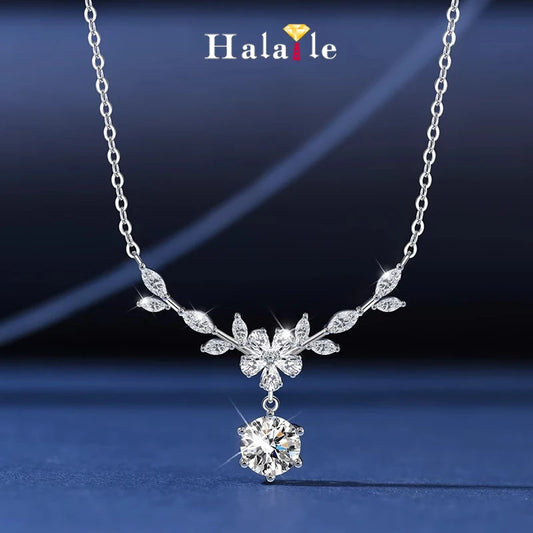 Collier + pendentif Halaile pour femme en moissanite