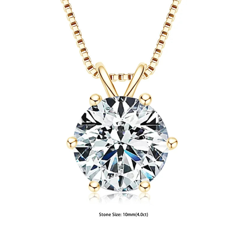 RAPRGOLD collier femme en moissanite.