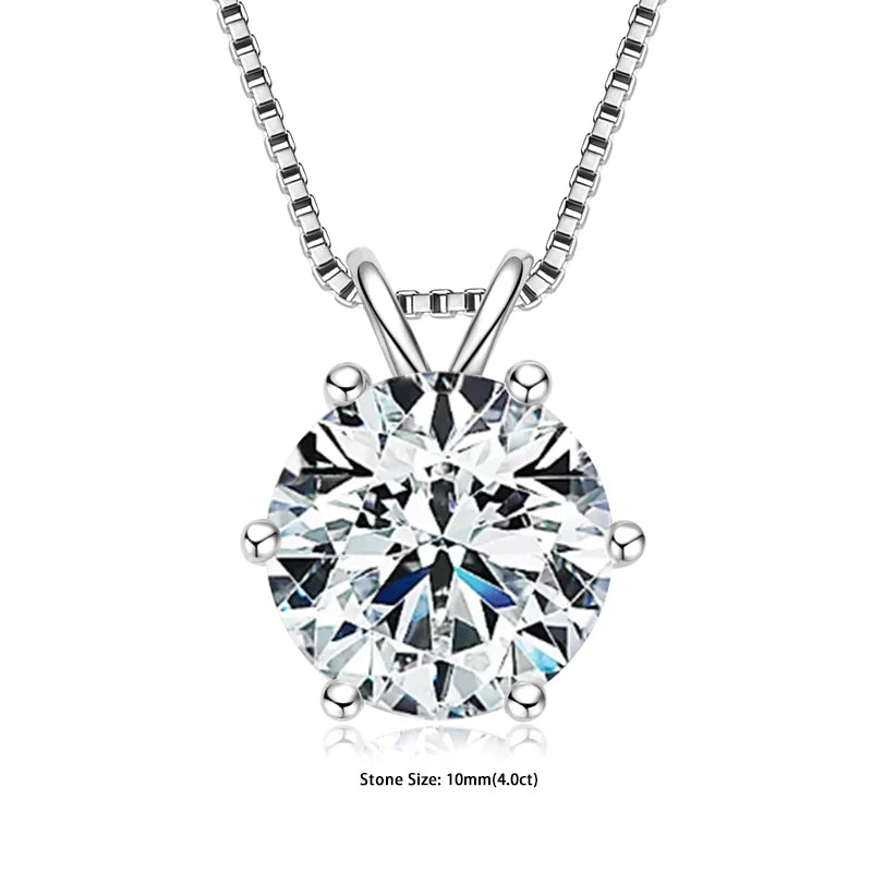 RAPRGOLD collier femme en moissanite.