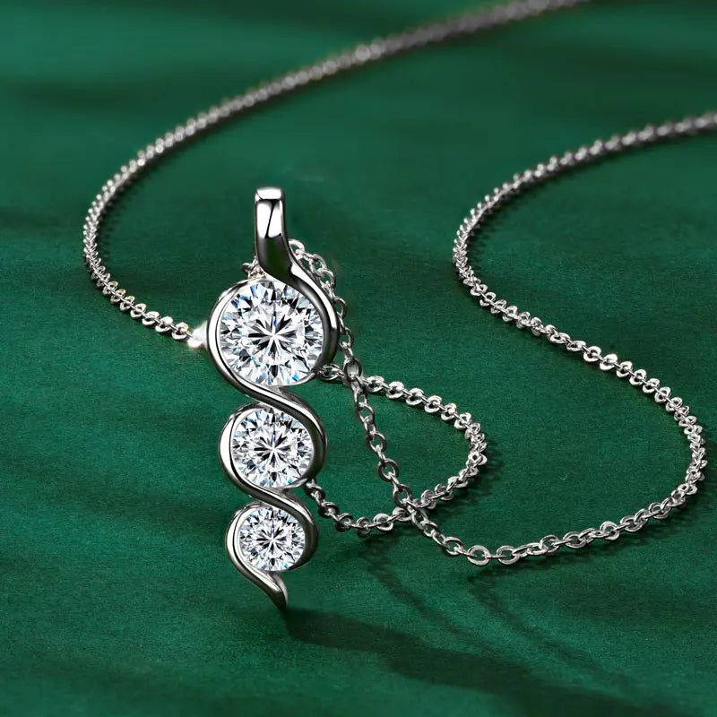 Collier RAPRGOLD pour femme en moissanite
