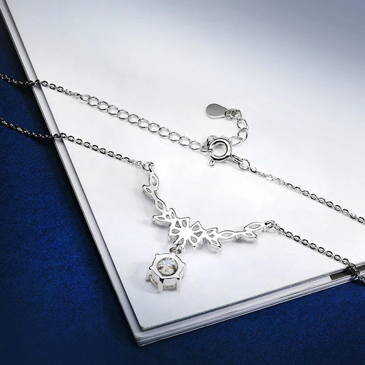 Collier + pendentif Halaile pour femme en moissanite