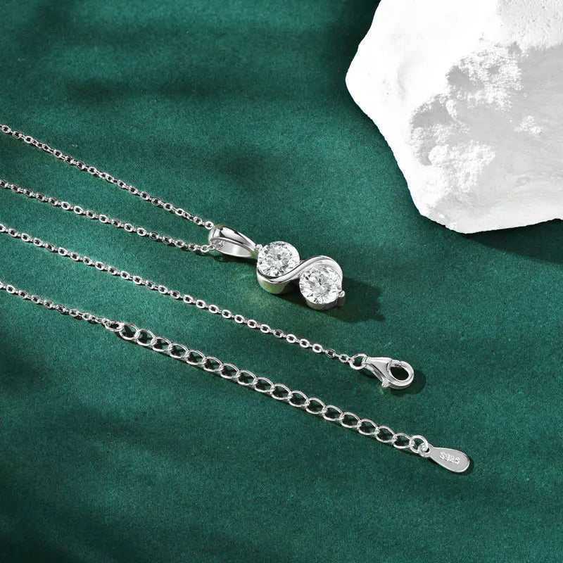 Collier RAPRGOLD pour femme en moissanite